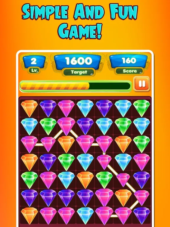 Jewel Galaxy Connect Lines Deluxe iPad 应用截图