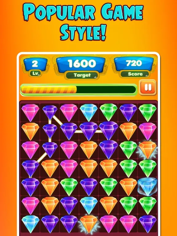 Jewel Galaxy Connect Lines Deluxe iPad 应用截图