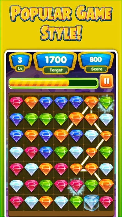 Ảnh chụp màn hình của Jewel Mash Mania - Crush & Adventure jewels World