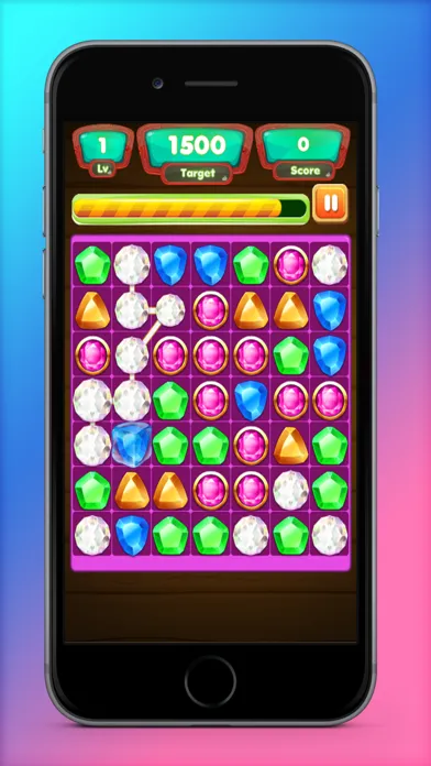 Jewels Link Puzzle Game - Awesome Jewel Mania应用截图