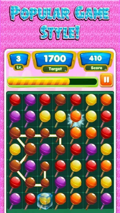 Ảnh chụp màn hình của Lollipop Sweet Crush Match 3