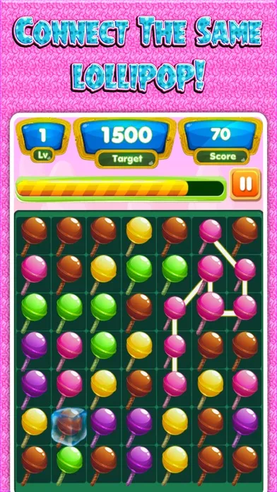 Ảnh chụp màn hình của Lollipop Sweet Crush Match 3