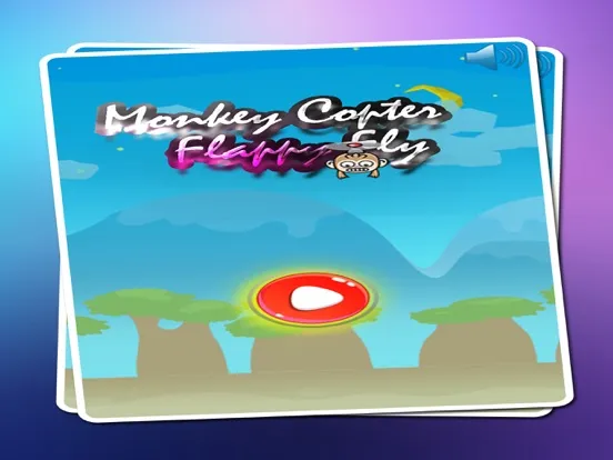 Captures d'écran de Monkey Copter Flappy Fly : The Monkey Copter Is Fly In Adventure World Flap Your Wings Of A Monkey Copter And Avoid Obstacles For Kids & Adults Classic Wings iPad 