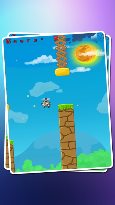 Monkey Copter Flappy Fly : The Monkey Copter Is Fly In Adventure World Flap Your Wings Of A Monkey Copter And Avoid Obstacles For Kids & Adults Classic Wings Screenshots