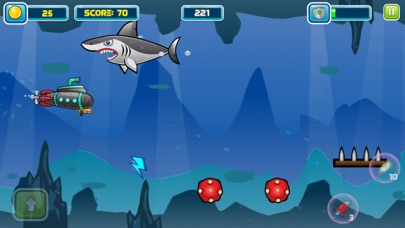 Capturas de tela do Submarine Shooter Free Game