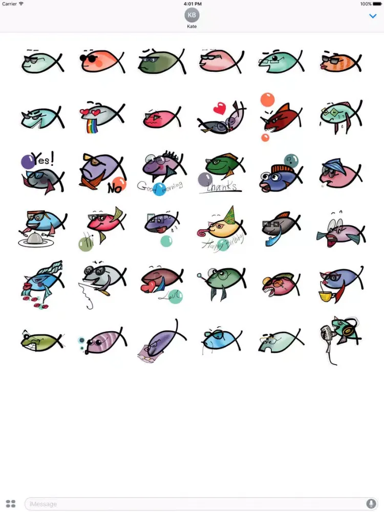Capturas de tela do NLRFish iPad 