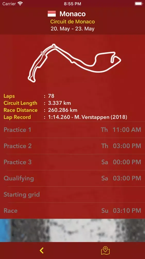 Race Calendar 2021 스크린샷