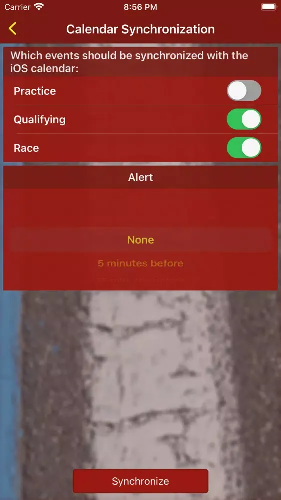 Race Calendar 2021 스크린샷