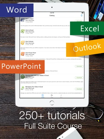 Tangkapan skrin Video Training Course for Microsoft Office - Complete Tutorial iPad 