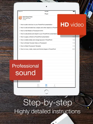 Tangkapan skrin Video Training Course for Microsoft Office - Complete Tutorial iPad 