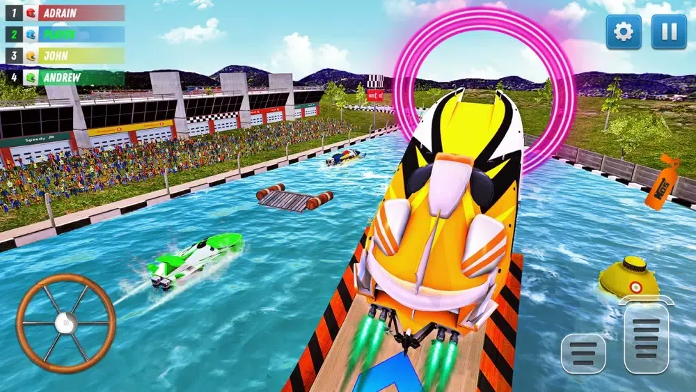 Tangkapan skrin Boat Simulator Drag Racing