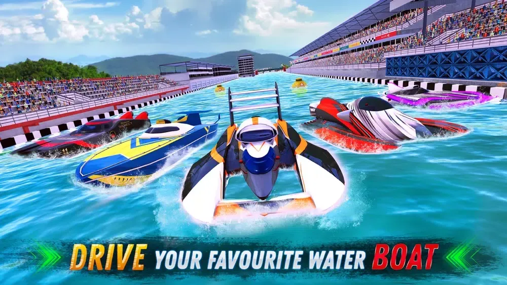 Tangkapan skrin Boat Simulator Drag Racing