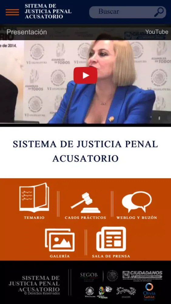 Sistema de Justicia Penal Acusatorio应用截图