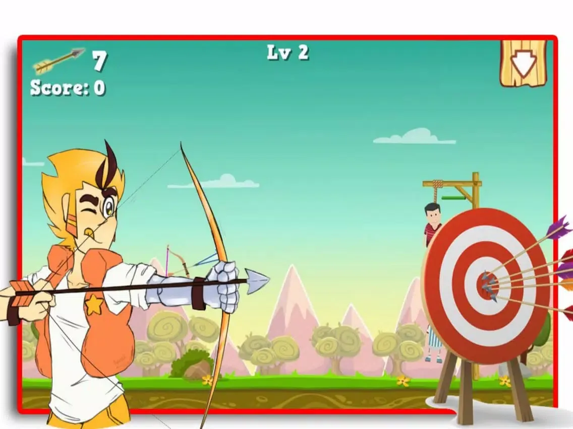 Bow Shoot Rescue Game iPad 应用截图