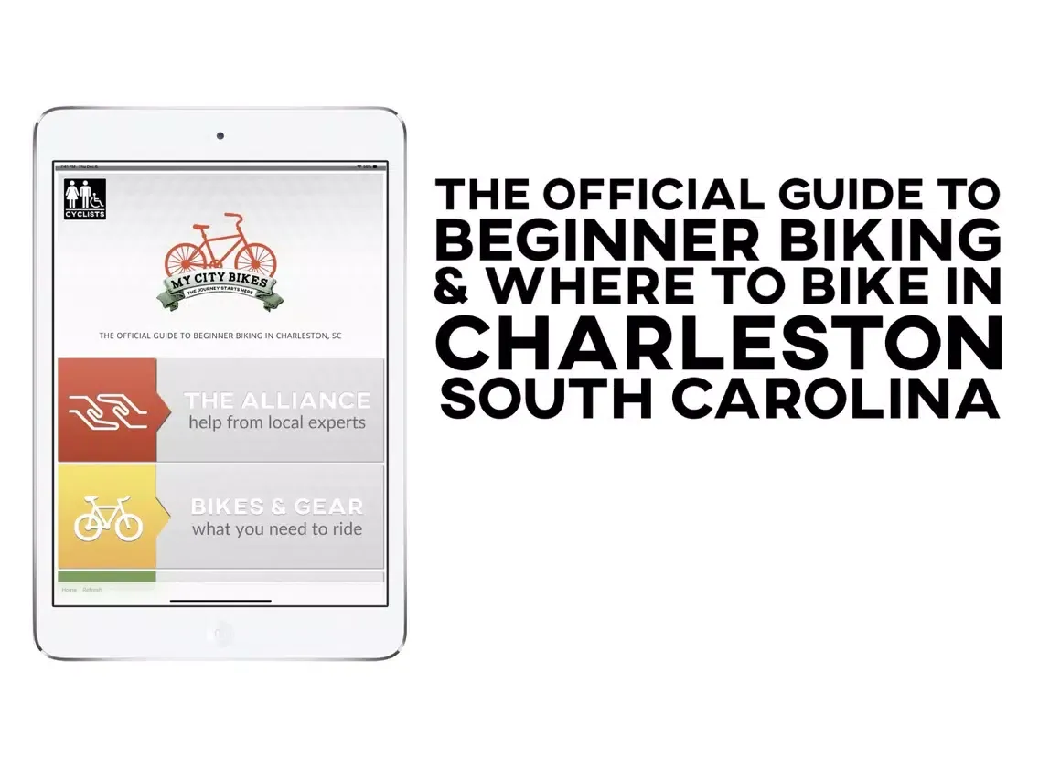 Tangkapan layar My City Bikes Charleston iPad 
