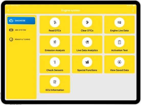 Tangkapan skrin AVP Connect iPad