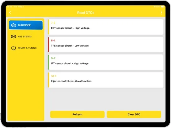Tangkapan skrin AVP Connect iPad