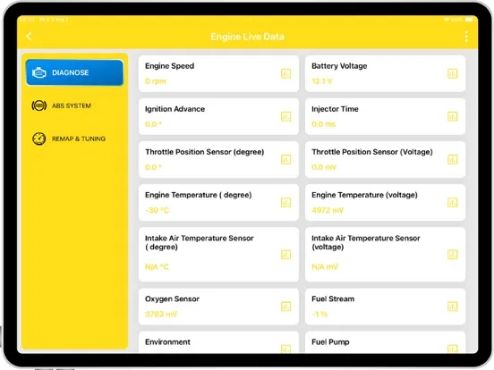 Tangkapan skrin AVP Connect iPad