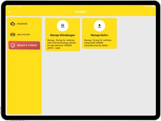Tangkapan skrin AVP Connect iPad