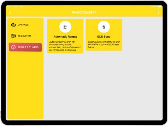 Tangkapan skrin AVP Connect iPad