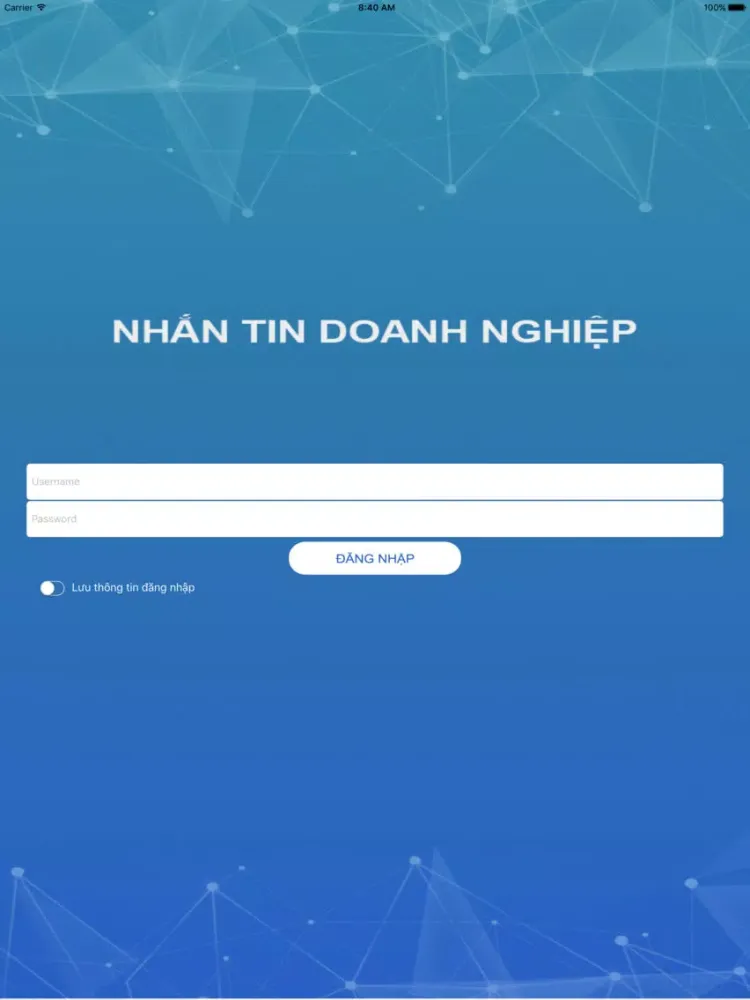 Nhắn tin doanh nghiệp iPad  Ekran Görüntüleri