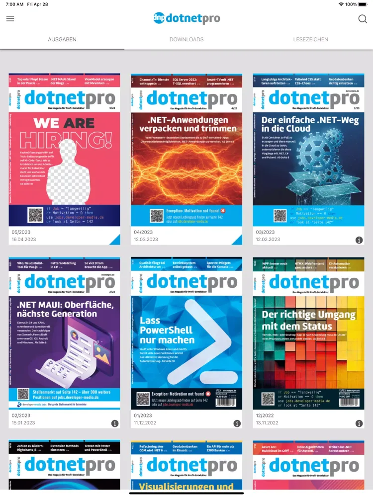 dotnetpro Screenshots