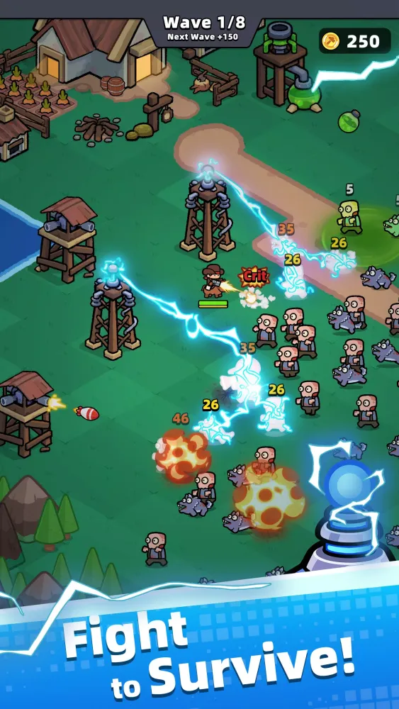 Townfall: Zombie Tower Defense Screenshots