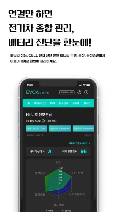 이보아 EVOA - OBD 전기차 배터리 진단 스캐너应用截图