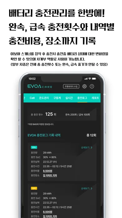 이보아 EVOA - OBD 전기차 배터리 진단 스캐너应用截图