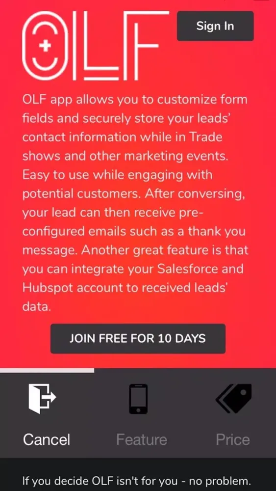 OLF - Online Lead Form স্ক্রিনশট