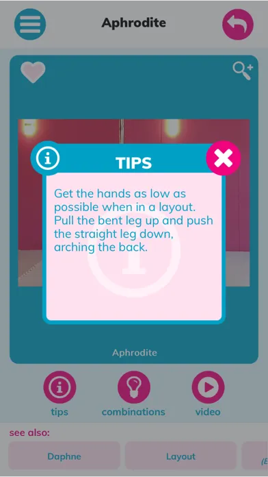 NMS Pole Fitness Moves سکرین شاٹس