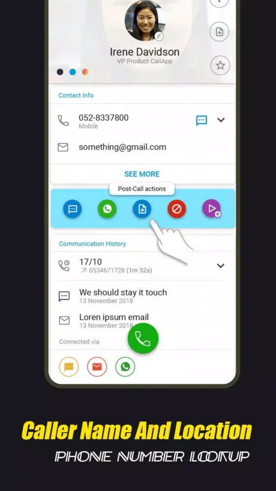 Caller Name And Location Info 스크린샷