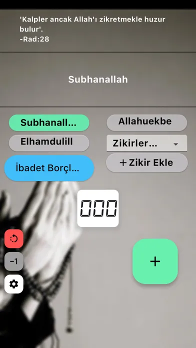 Captures d'écran de Zikirmatik