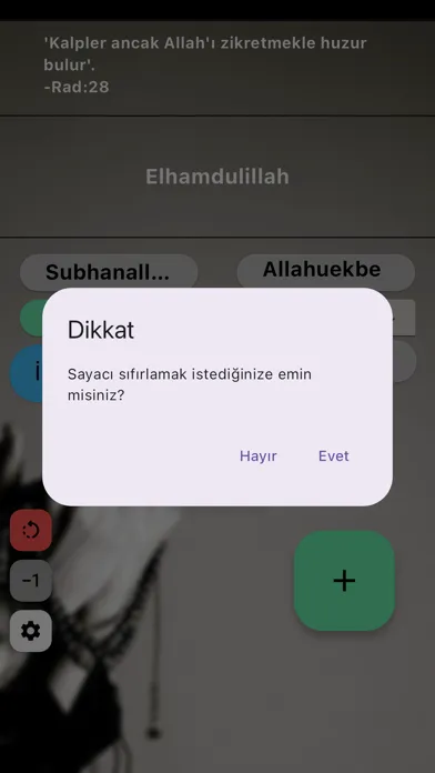Captures d'écran de Zikirmatik
