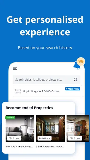 99acres Buy/Rent/Sell Property应用截图