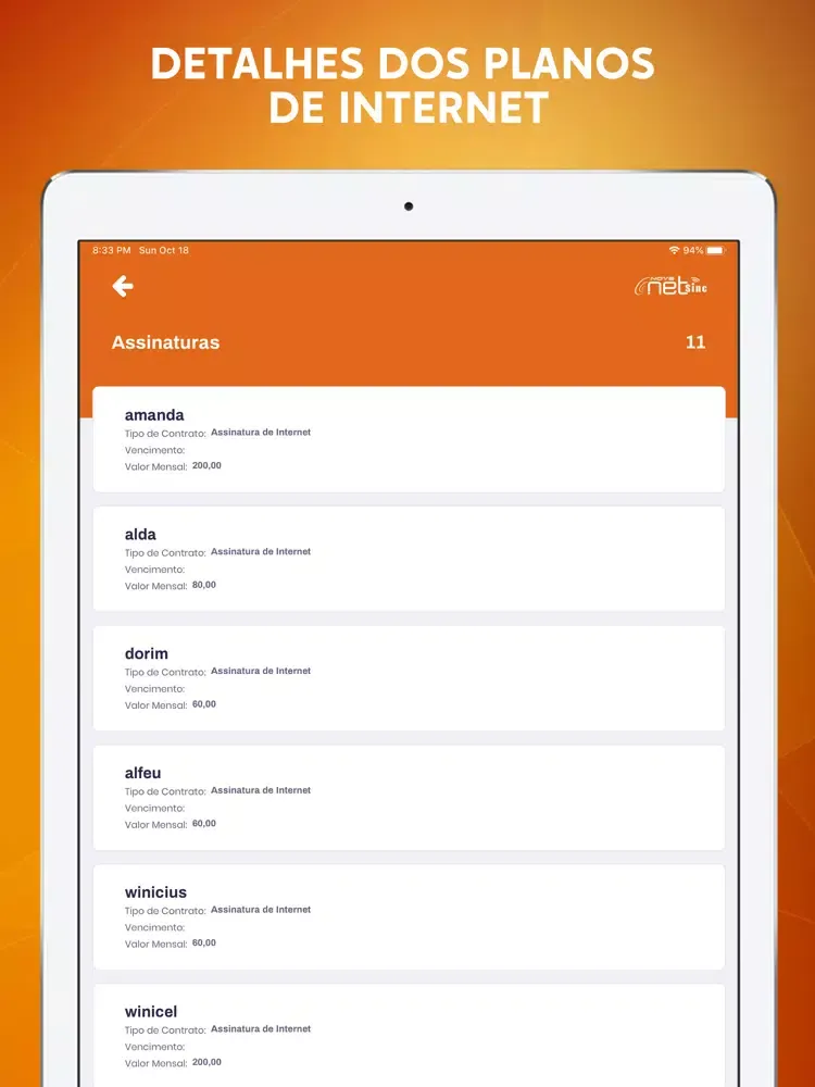 Nova NetSinc iPad 應用截圖