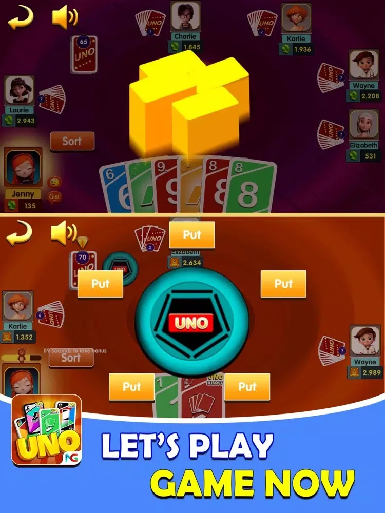 UNO Game - Play with friends iPad  Ekran Görüntüleri