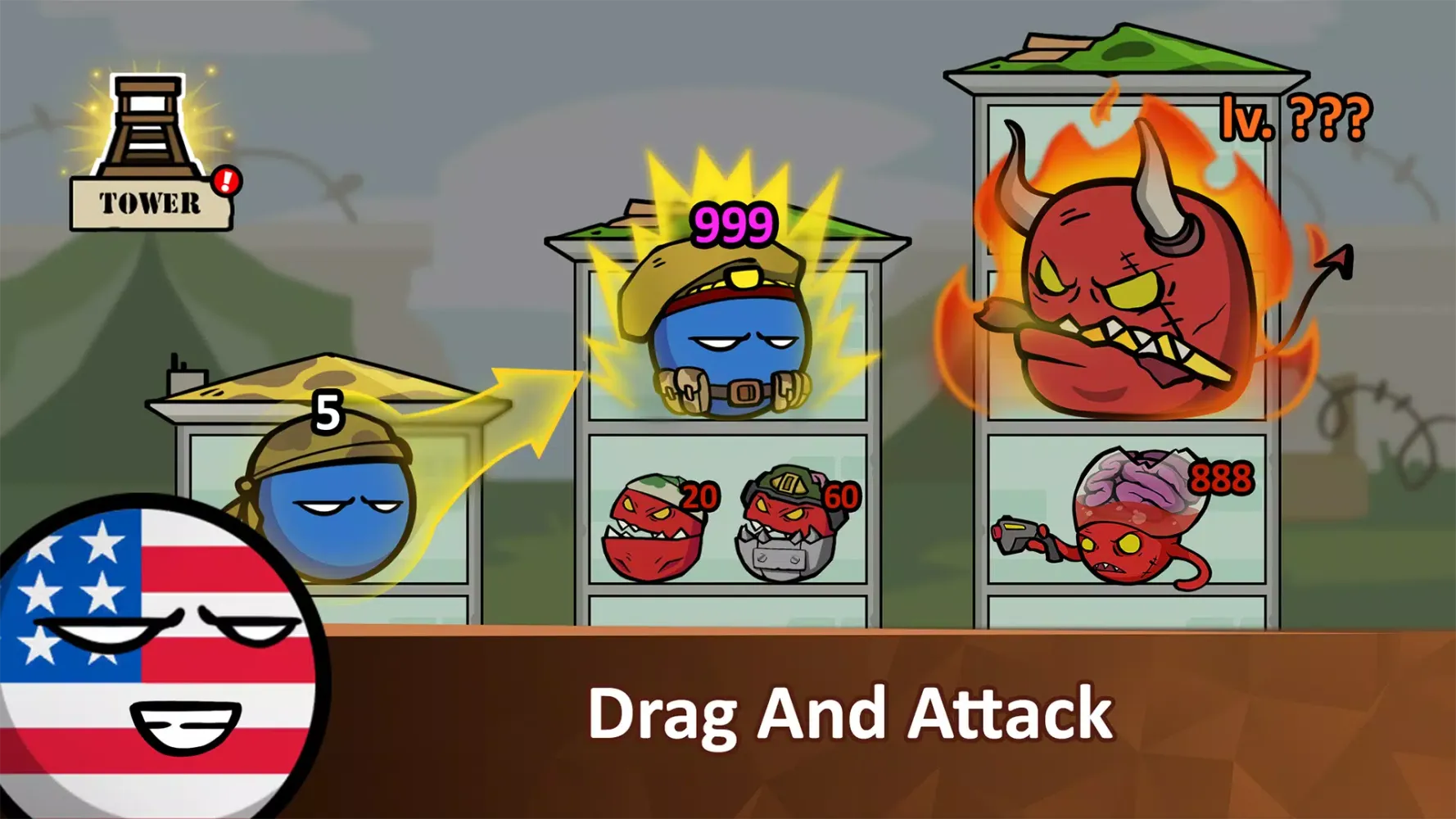 Countryballs - Zombie Attack Screenshots