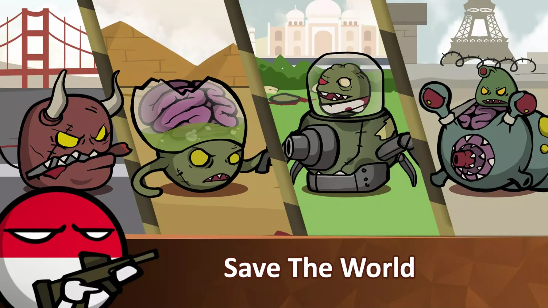 Countryballs - Zombie Attack Screenshots