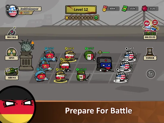 Zrzuty ekranu Countryballs - Zombie Attack iPad 