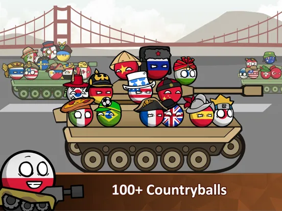 Zrzuty ekranu Countryballs - Zombie Attack iPad 