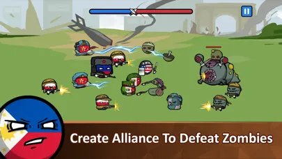 Zrzuty ekranu Countryballs - Zombie Attack