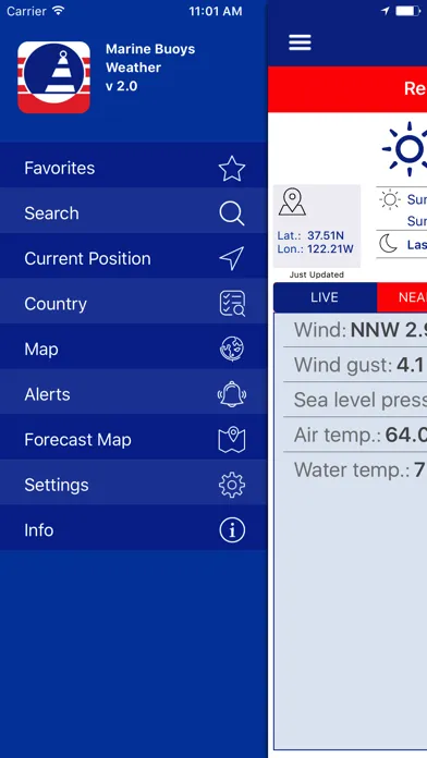 NOAA NDBC Buoy Live Marine应用截图