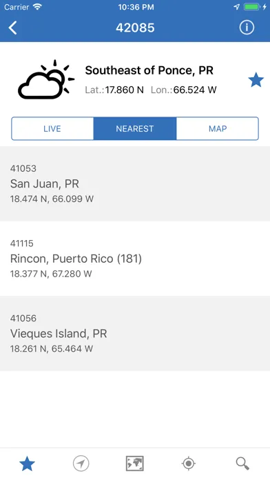 NOAA Buoys Live Marine Weather स्क्रीनशॉट