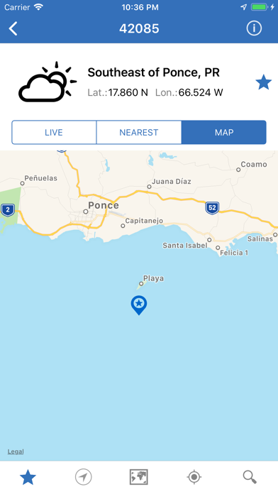 NOAA Buoys Live Marine Weather應用截圖