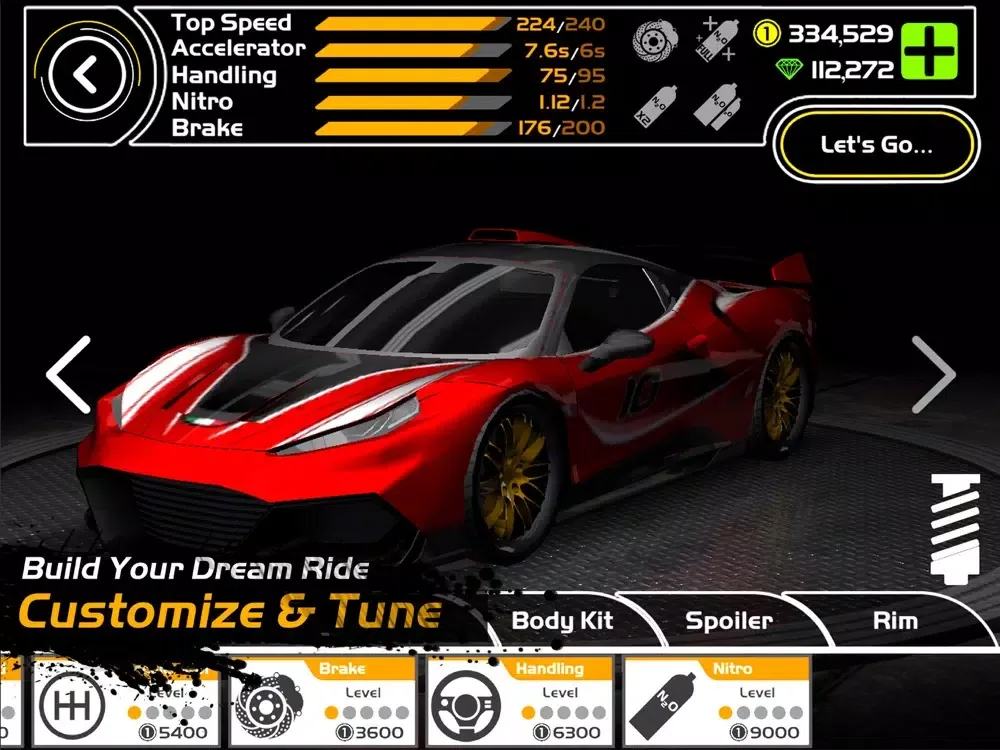 Shadow Racer - Multiplayer Racing iPad  Screenshots