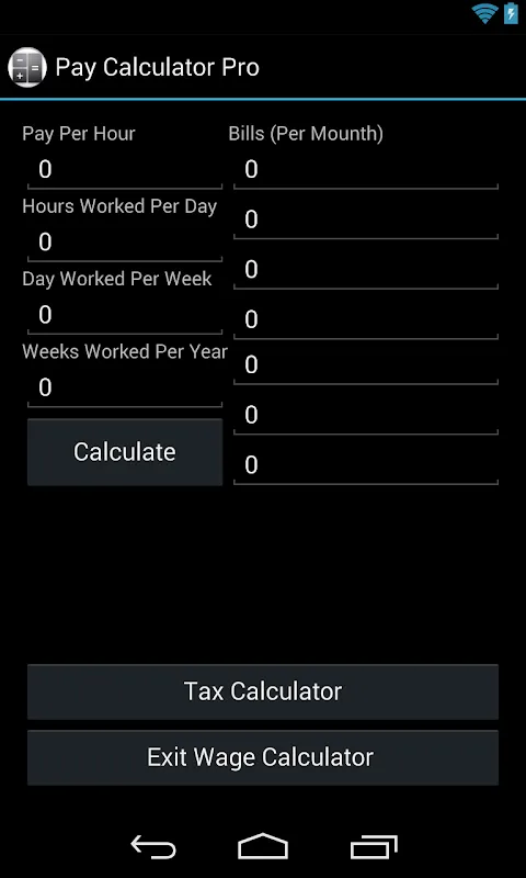 Wage calculator pro 스크린샷