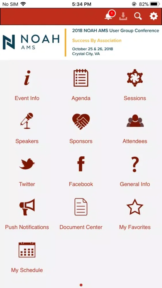 NOAH AMS Conference स्क्रीनशॉट