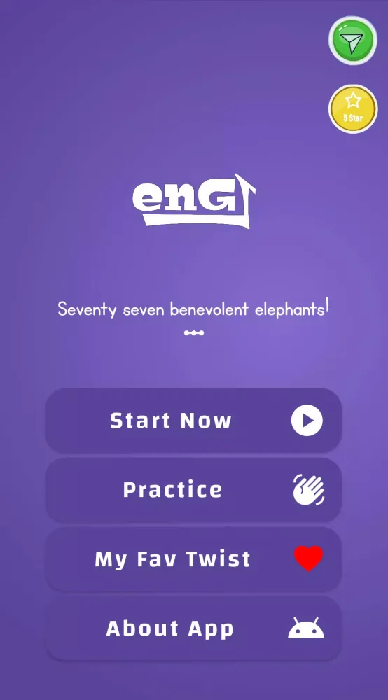 English Tongue Twisters سکرین شاٹس