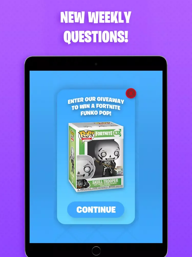Screenshot di Quiz for Fortnite VBucks Pro iPad 